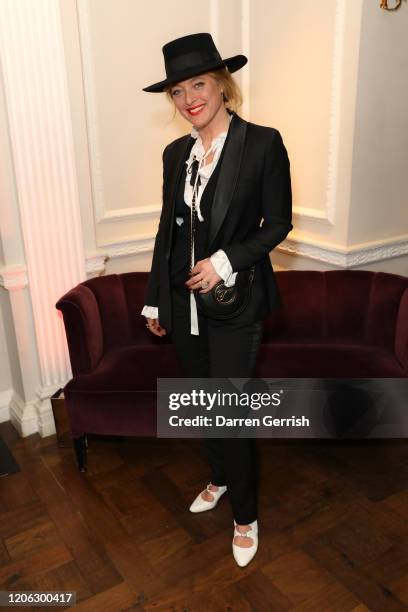 Alice Temperley attends Temperley London Store Event Winter 2020 Collection,during London Fashion Week, on February 14, 2020 in London, England.