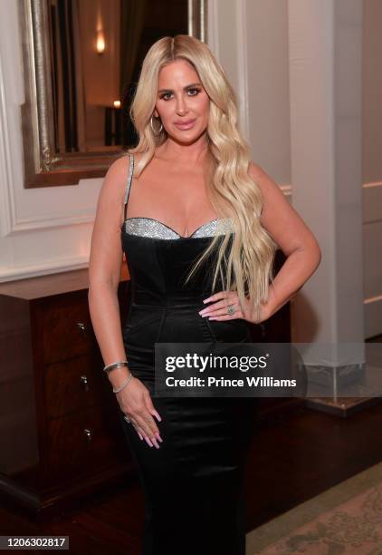 Kim Zolciak attends Gucci Mane Black Tie Gala at St. Regis Atlanta on February 13, 2020 in Atlanta, Georgia.