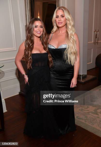 Kim Zolciak and Brielle Biermann attend Gucci Mane Black Tie Gala at St. Regis Atlanta on February 13, 2020 in Atlanta, Georgia.