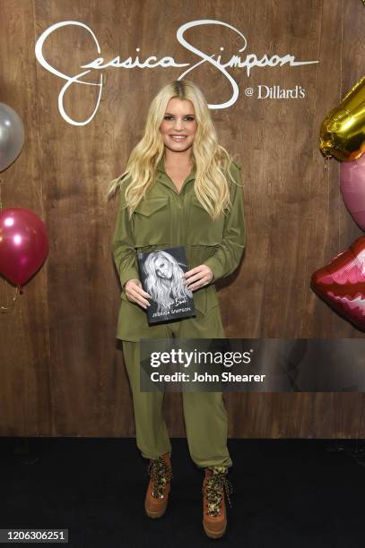 Jessica Simpson celebrates New York Times best-selling memoir, "Open Book" at Dillard's CoolSprings on February 14, 2020 in Franklin, Tennessee.