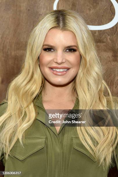 Jessica Simpson celebrates New York Times best-selling memoir, "Open Book" at Dillard's CoolSprings on February 14, 2020 in Franklin, Tennessee.