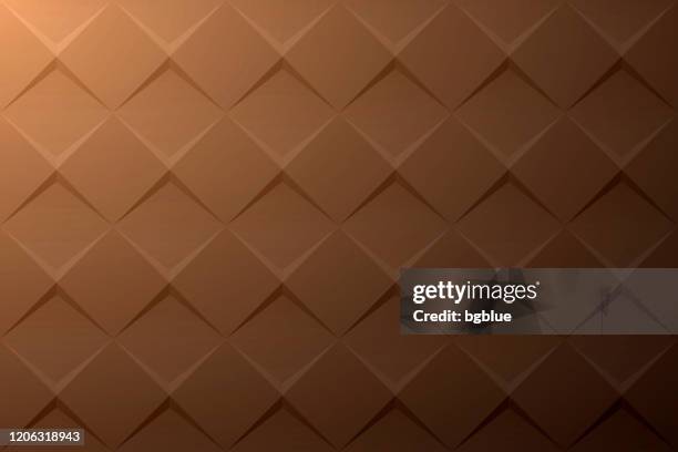 abstract brown background - geometric texture - chocolate texture stock illustrations