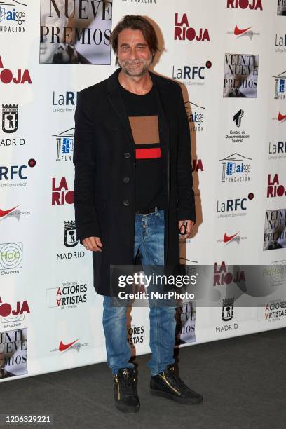 Jordi Molla attends the 29th 'Union de Actores' Awards photocall at Circo Price in Madrid, Spain on Mar 9, 2020