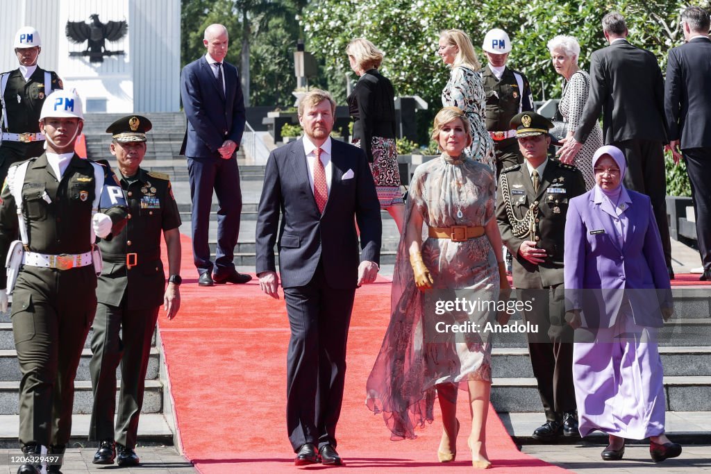 Netherland King and Queen visit National Heroes Cemetery in Indonesia