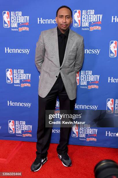 Stephen A. Smith attends the NBA All-Star Celebrity Game 2020 Presented By Ruffles at Wintrust Arena on February 14, 2020 in Chicago, Illinois.