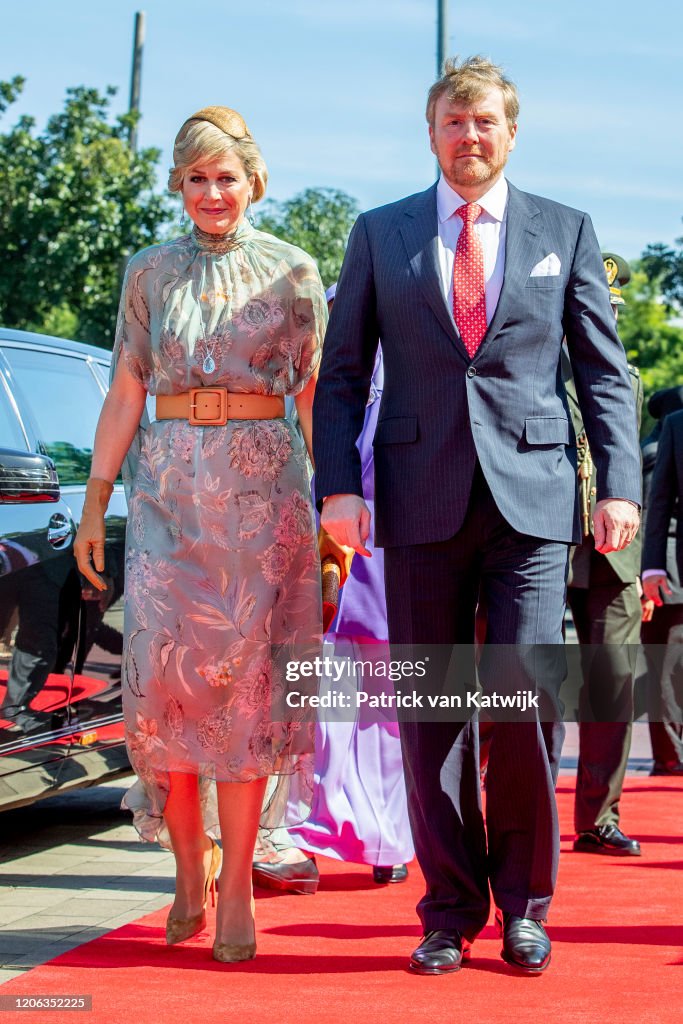 King Willem-Alexander Of The Netherlands And Queen Maxima : State Visit To Indonesia : Day One