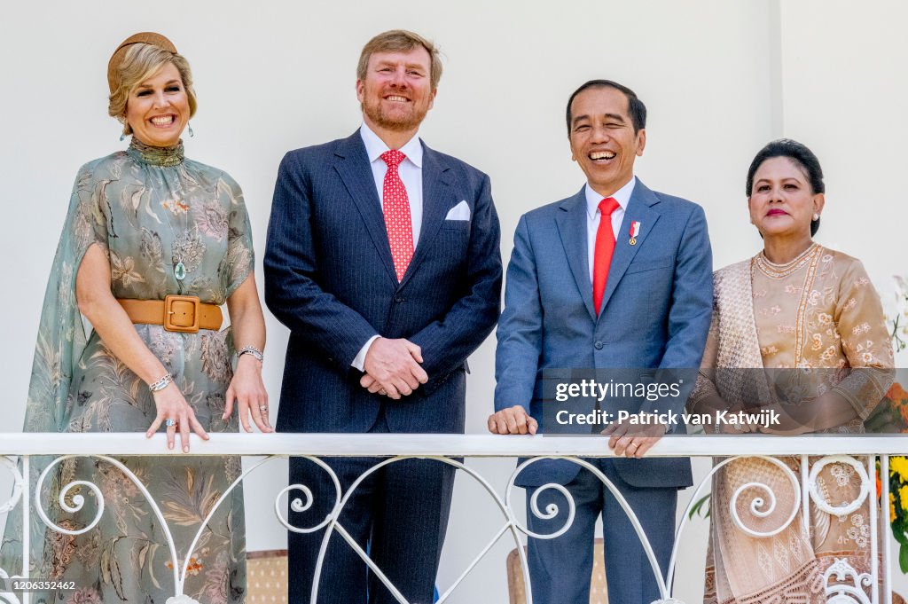 King Willem-Alexander Of The Netherlands And Queen Maxima : State Visit To Indonesia : Day One