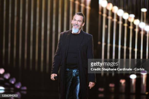 President of honor Florent Pagny attends the 35th 'Les Victoires De La Musique' Show At La Seine Musicale on February 14, 2020 in...