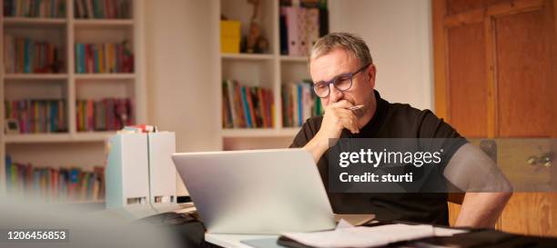 small business thinker - man learning stock pictures, royalty-free photos & images