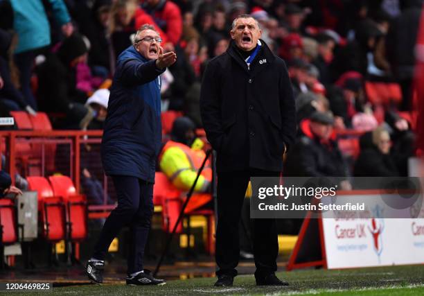 Tony Mowbray, Manager of Blackburn Rovers reacts during the Sky Bet Championship match between Charlton Athletic and Blackburn Rovers at The Valley...