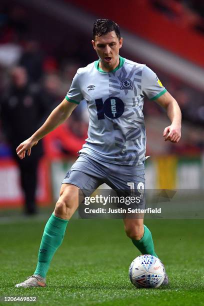 Stewart Downing of Blackburn Rovers during the Sky Bet Championship match between Charlton Athletic and Blackburn Rovers at The Valley on February...