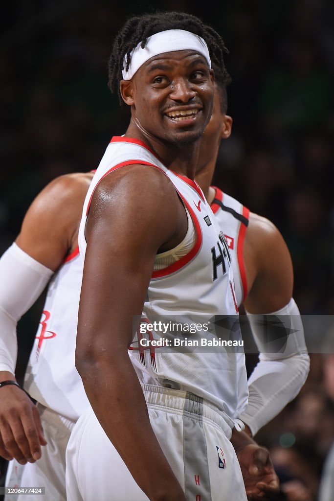 Daniel House Rockets Danuel House Jr. #4 of the Houston Rockets smiles during the game ...