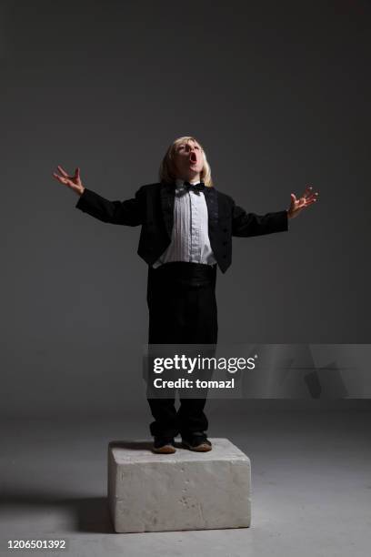 child opera singer - opera singer stock pictures, royalty-free photos & images