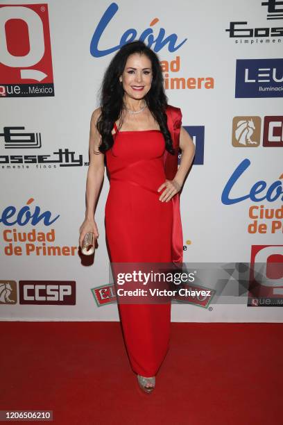 Lourdes Munguia attends the Q Awards by Q magazine at Soumaya Museum on March 10, 2020 in Mexico City, Mexico.