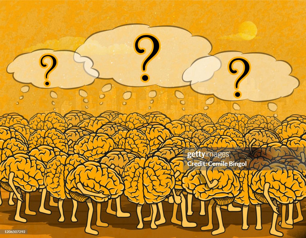 Brains Brains Thinking Together High-Res Vector Graphic - Getty Images