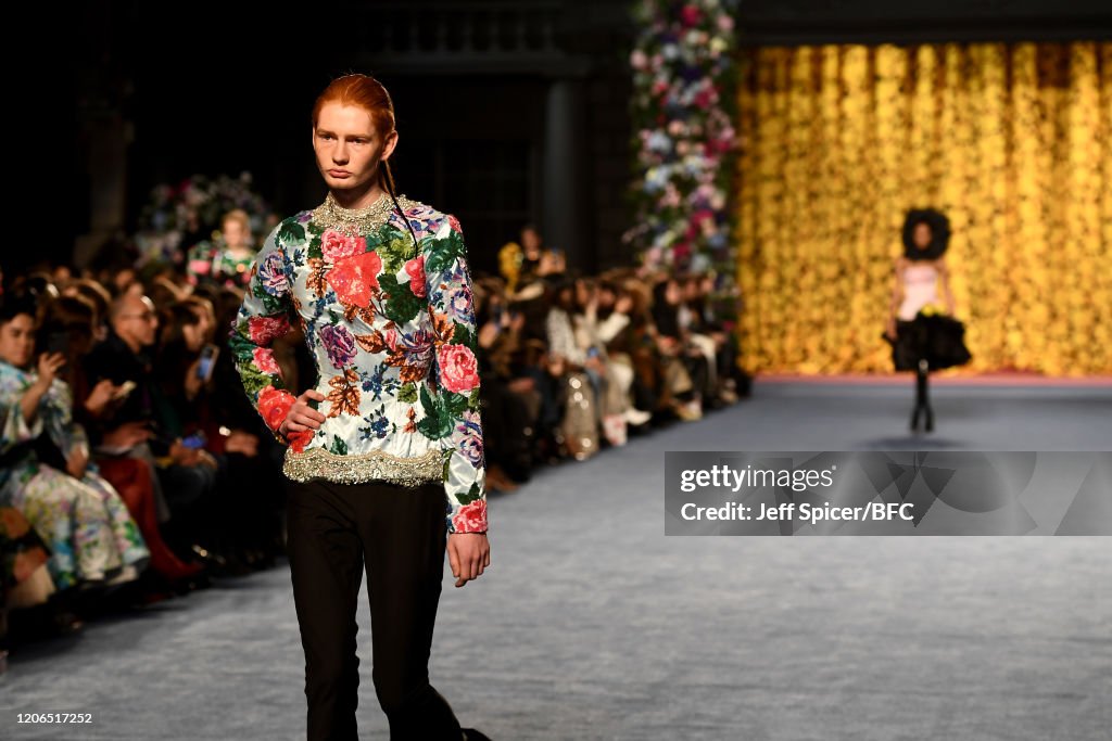 Richard Quinn - Runway - LFW February 2020