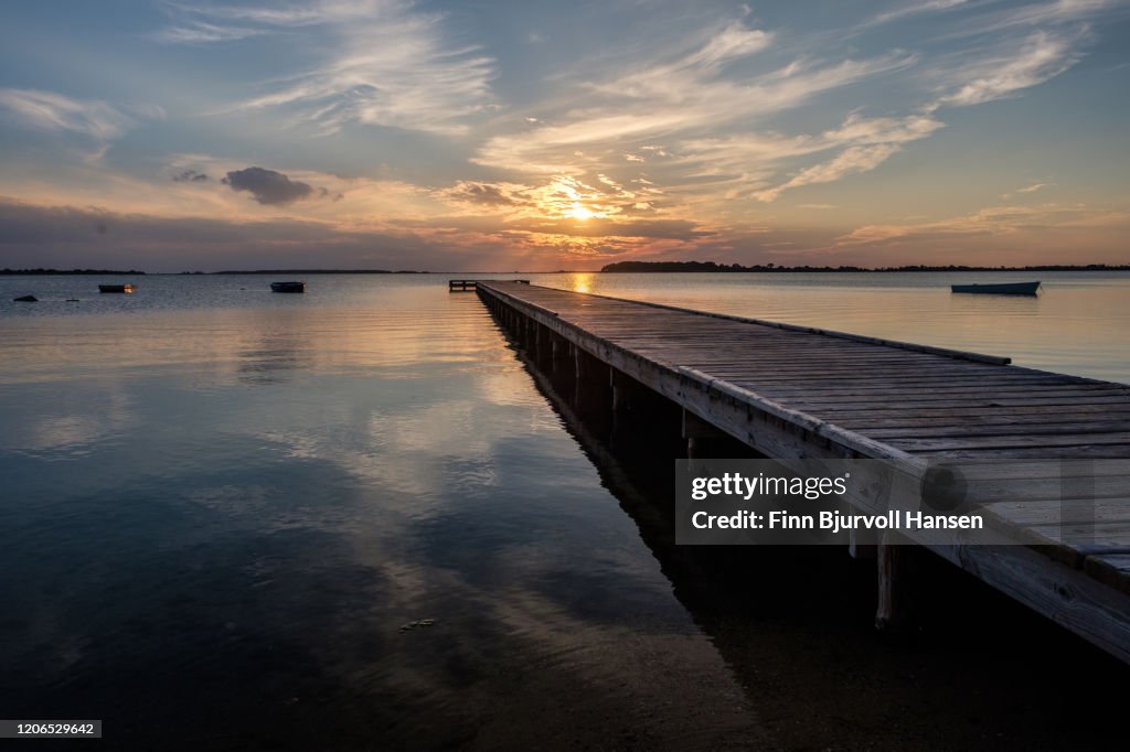 Sunset at Birgi Vecci at Lo Stagnone Sicilly