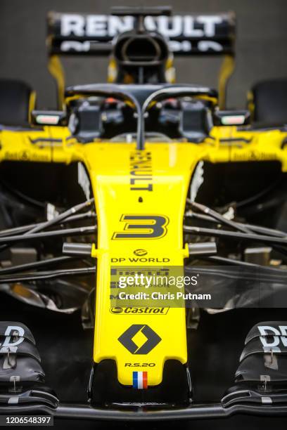 Renault F1 Team livery launch with Daniel Ricciardo and Esteban Ocon before the 2020 Formula 1 Australian Grand Prix- PHOTOGRAPH BY Chris Putnam /...