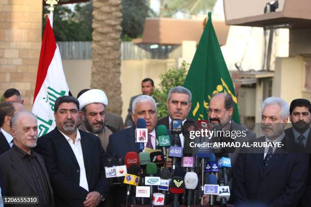 -Iraqi Oil Minister Hussein AL-Shahristani, Nassar al-Rubaie from the radical Sadrist movement, Shiekh Abdul Halim al-Zuheiri, Minister of Education...