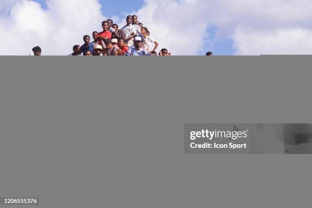 Illustration Fans during the Champions Trophy final match between Paris Saint Germain and Bordeaux at Stade des Abymes, in Guadeloupe on January 23rd...