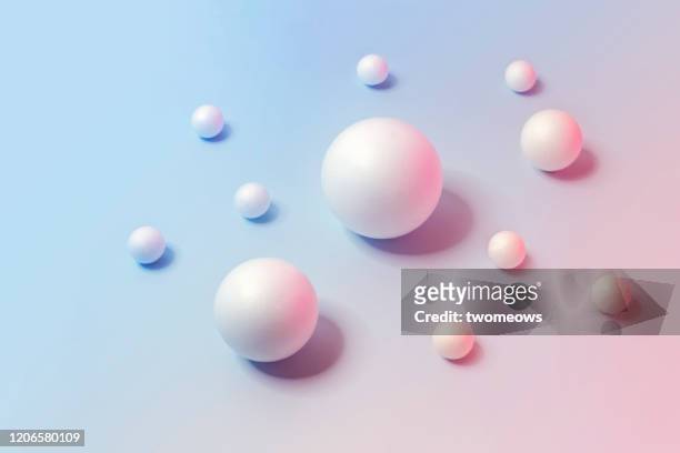 abstract minimalist shape and form still life. - ball stock pictures, royalty-free photos & images