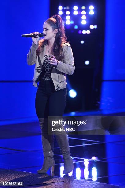 Blind Auditions" Episode 1803 -- Pictured: Joei Fulco --