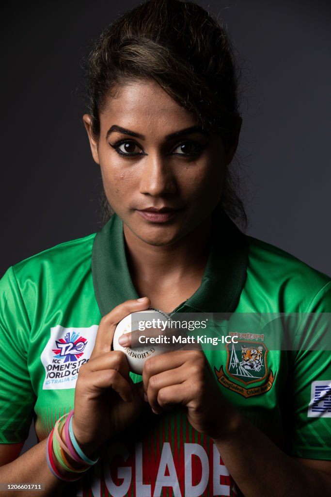 Bangladesh 2020 ICC Women's T20 World Cup Headshots Session