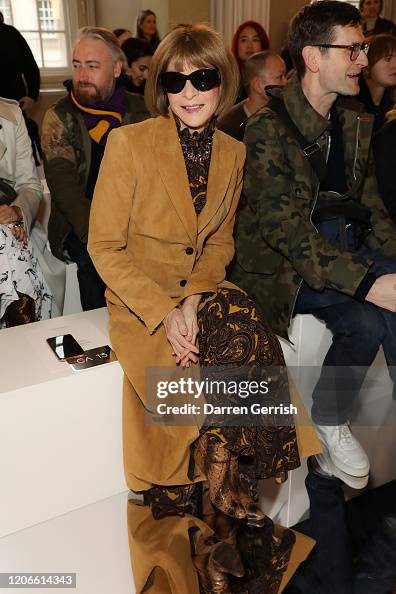 Victoria Beckham - Front Row - LFW February 2020 Victoria Beckham - Front Row - LFW February 2020