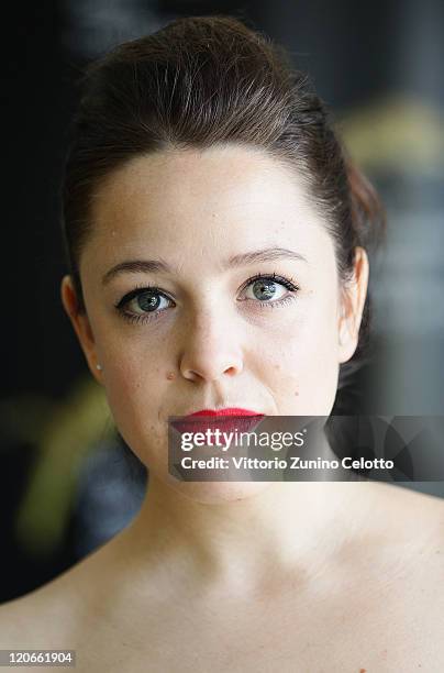 Actress Maria Canale attends 'Abrir Puertas Y Ventanas' photocall during the 64th Festival del Film di Locarno on August 8, 2011 in Locarno,...