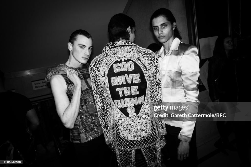 Richard Quinn - Backstage - LFW February 2020