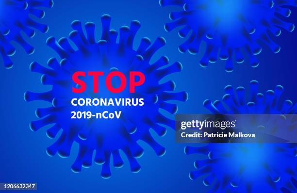 vector 3d realistic stop coronavirus background, wuhan virus covid-19 - computer virus 3d stock illustrations