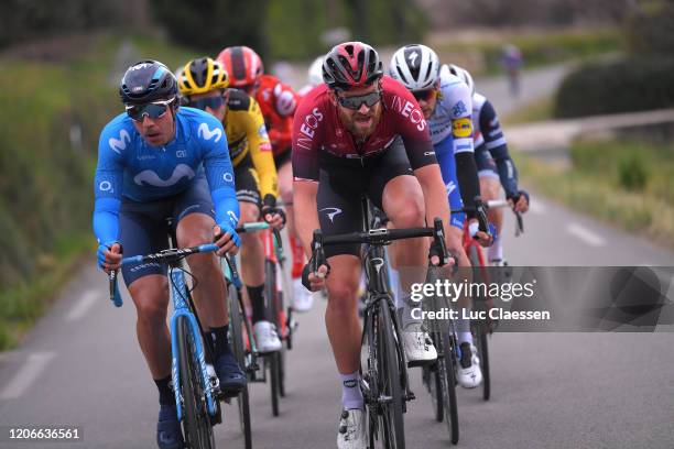 Sebastian Mora of Spain and Movistar Team / Ian Stannard of The United Kingdom and Team INEOS / during the 5th Tour de La Provence 2020, Stage 4 a...