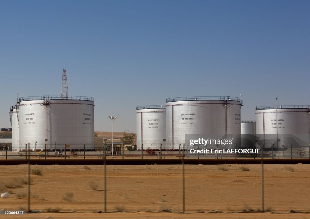 Oil Tanks In Saudi Arabia On January 18, 2010 -