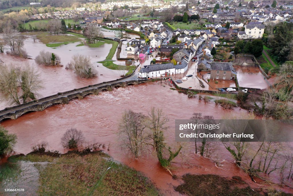 Storm Dennis Arrives In The UK