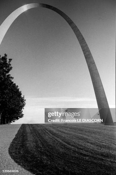 Gateway Arch, architecte Eero Saarinen in Amarillo, United States in 1993.