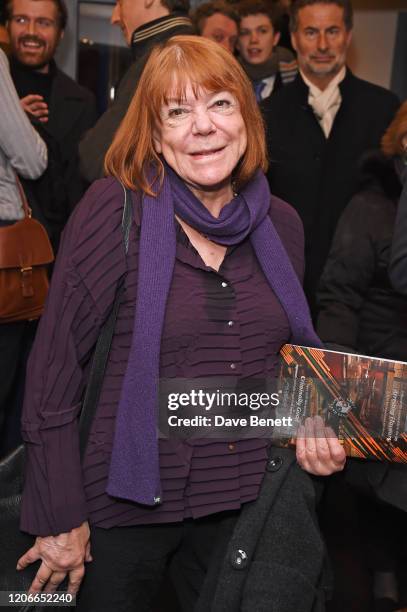 Rima Horton attends the press night after party for "On Blueberry Hill" at Walkers of Whitehall on March 11, 2020 in London, England.