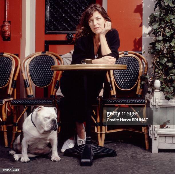 Jane Birkin in Paris, France in April, 1997.