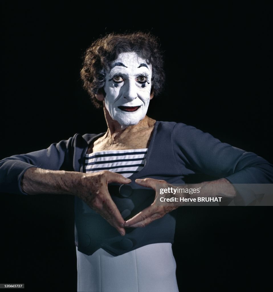 Mime Artist Marcel Marceau -