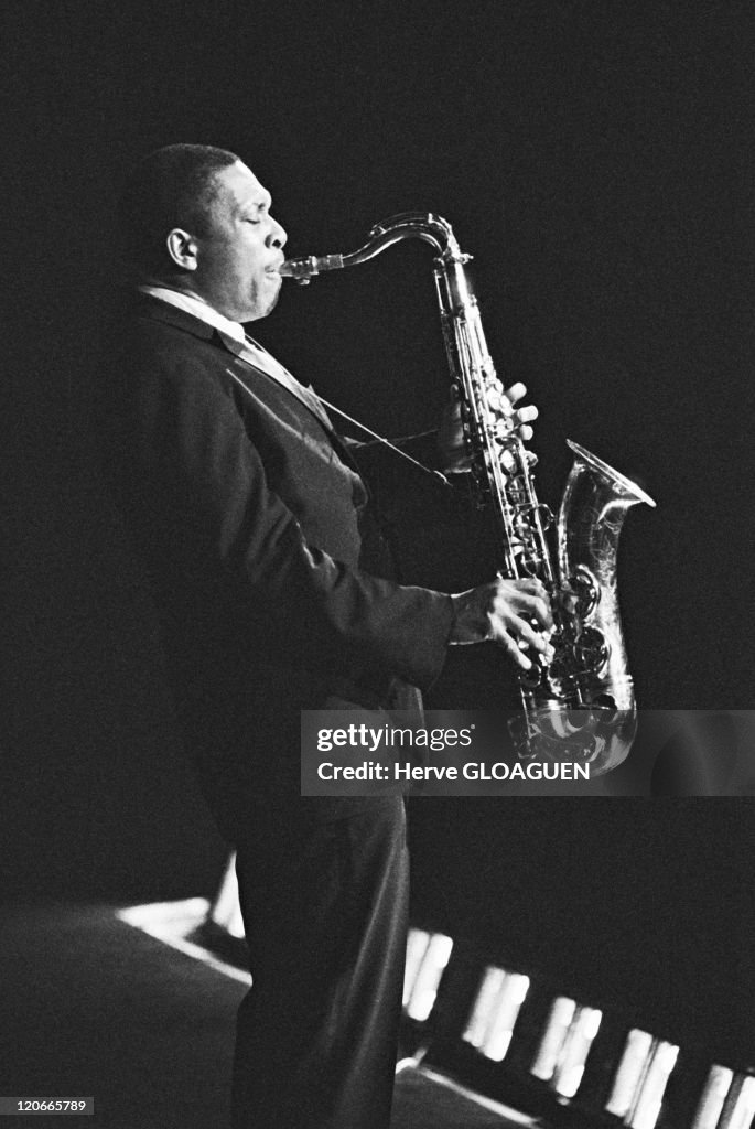 John Coltrane In Paris, France In 1963 -