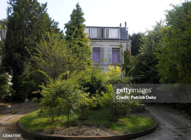 Celine in Meudon, France on January 25, 2011 - House of Louis-Ferdinand Celine and his wife Lucette Almanzor in Meudon near Paris and his garden.