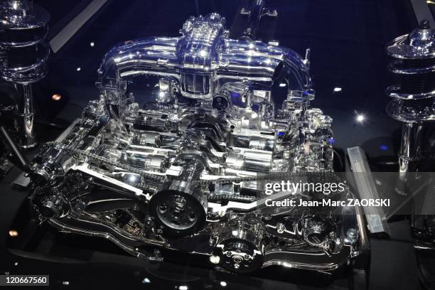 International Geneva Motor Show 2011 in Geneva, Switzerland on March 02, 2011 - The Subaru Boxer Sports Car Architecture shown at the Geneva Motor...