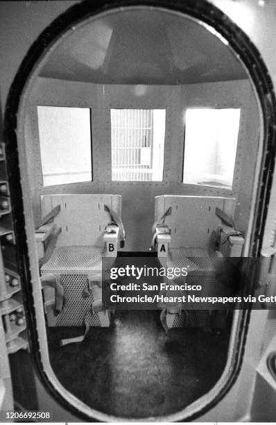 San Quentin State Prison , Gas Chamber ;Photo ran , P. 6 ;Photo shot