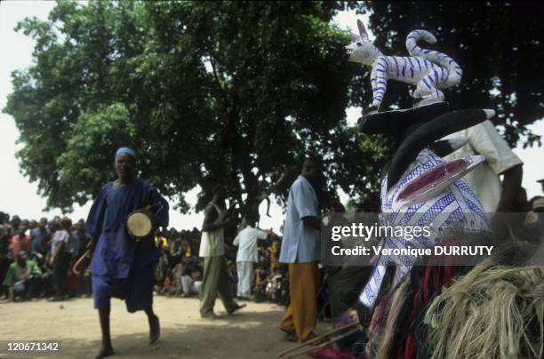 Mask dancing in the Bobo land in Burkina Faso in 2009.