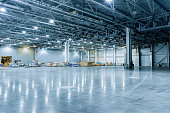 Empty Modern Warehouse