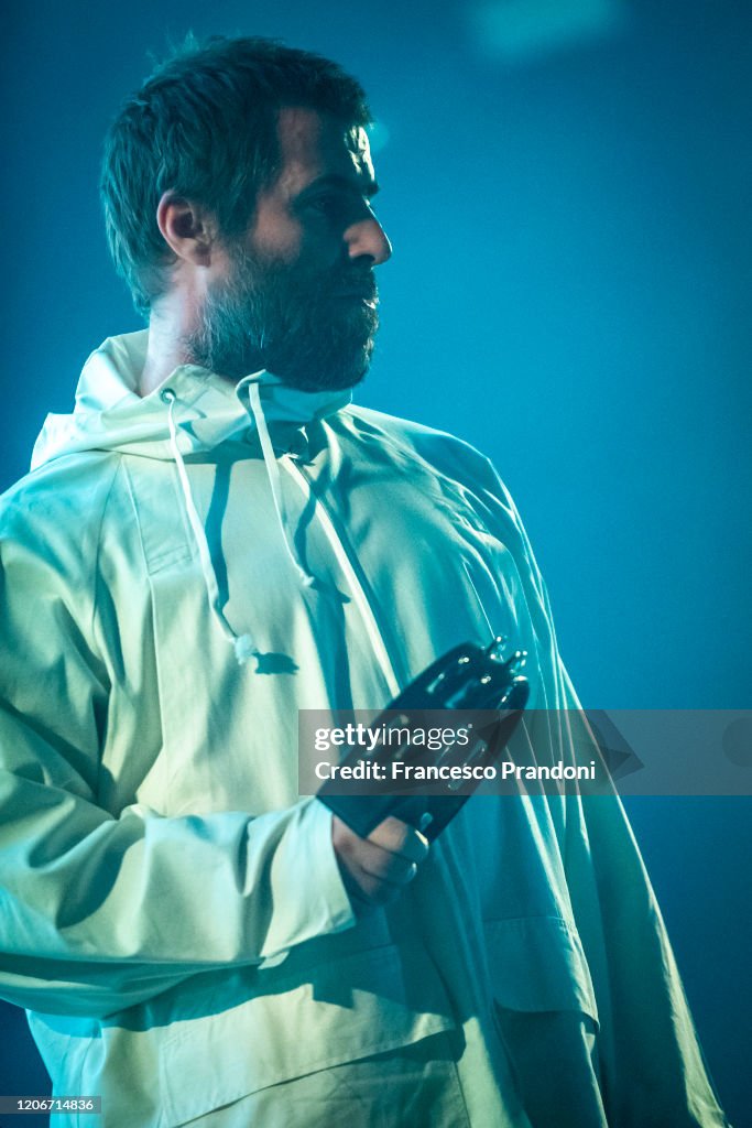 Liam Gallagher Performs In Milan