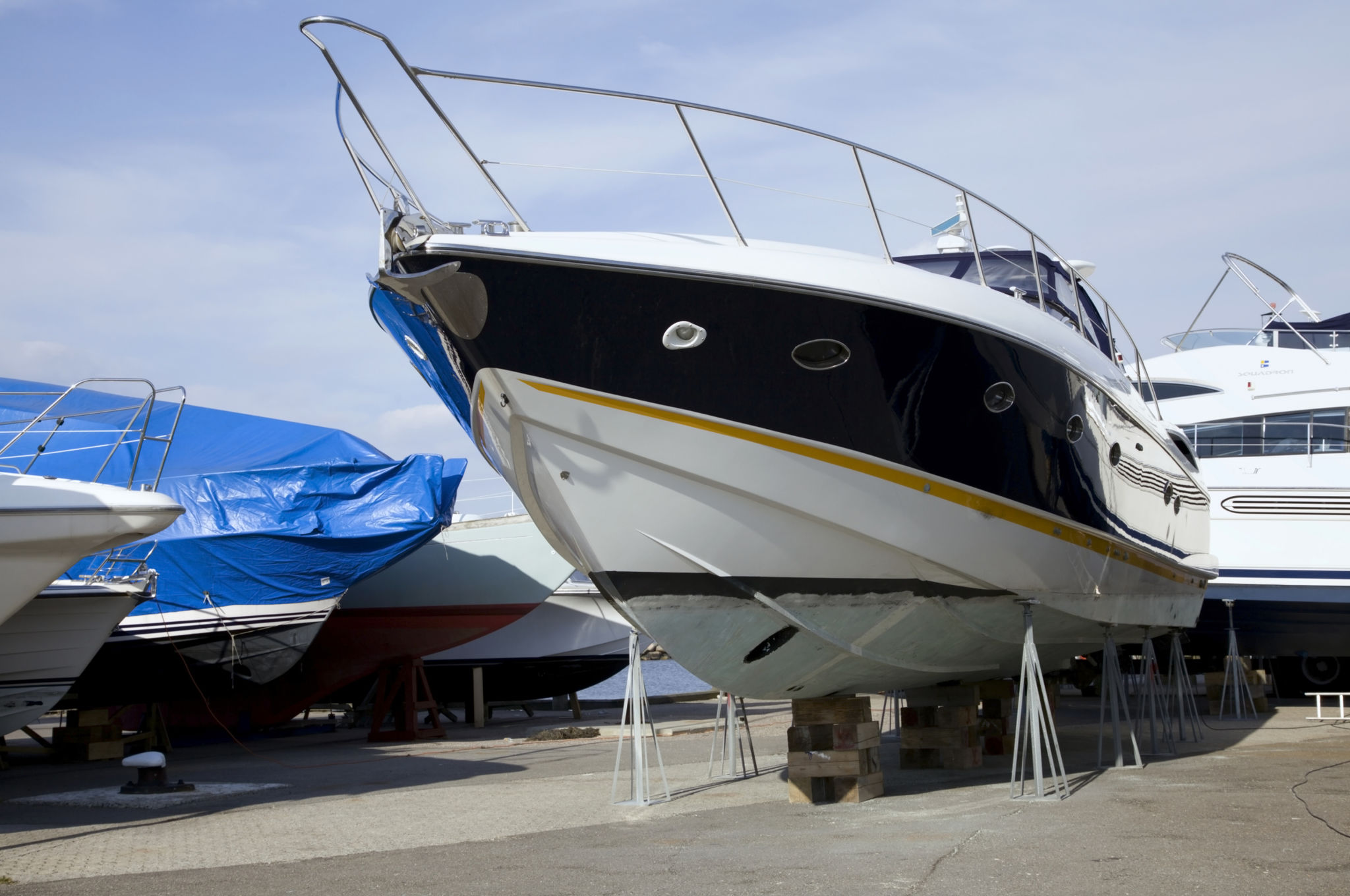 boat ready for water