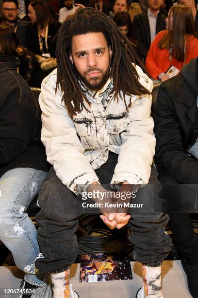 Cole attends the 69th NBA All-Star Game at United Center on February 16, 2020 in Chicago, Illinois.