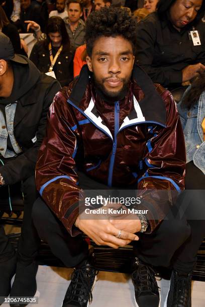 Chadwick Boseman attends the 69th NBA All-Star Game at United Center on February 16, 2020 in Chicago, Illinois.
