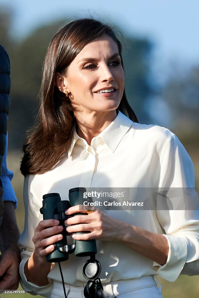 Spanish Royals Visit Doñana Natural Park