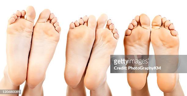 barefoot - sole of foot stock pictures, royalty-free photos & images